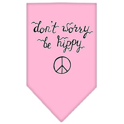 Be Hippy Screen Print Pet Bandana
