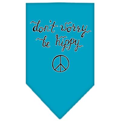 Be Hippy Screen Print Pet Bandana