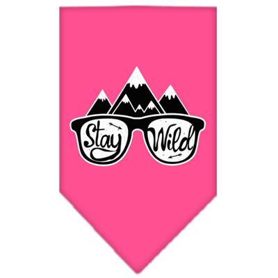 Stay Wild Screen Print Pet Bandana