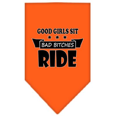 Bitches Ride Screen Print Pet Bandana