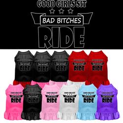Bitches Ride Screen Print Dress