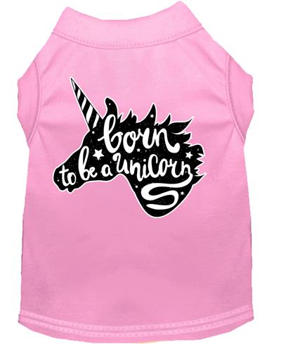 Born to Be a Unicorn Screen Print Dog Shirt