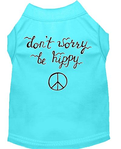 Be Hippy Screen Print Dog Shirt
