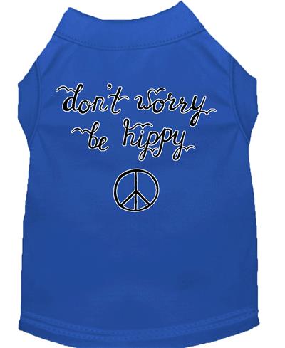 Be Hippy Screen Print Dog Shirt