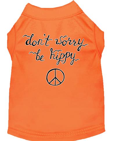Be Hippy Screen Print Dog Shirt