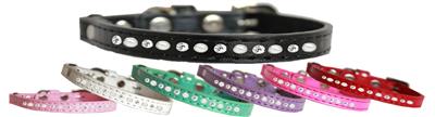 Pearl and Clear Jewel Cat Safety Collar