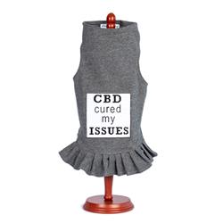 CBD Cured My Issues Flounce Dress