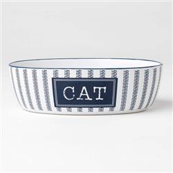 Country Blue Cat Bowl, 2 cups