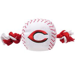 Cincinnati Reds Baseball Toy - Nylon w/rope