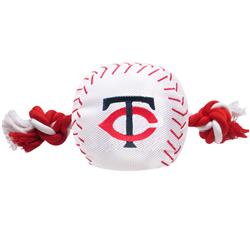 Minnesota Twins Baseball Toy - Nylon w/rope
