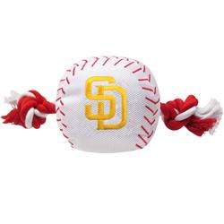 San Diego Padres Baseball Toy - Nylon w/rope