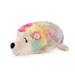 Rainbow Hedgehog Plush Dog Toy