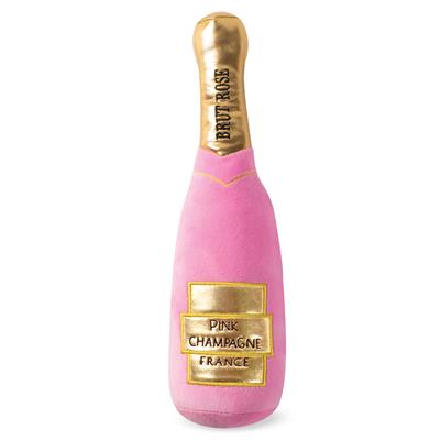 Brut Rose Champagne Plush Dog Toy
