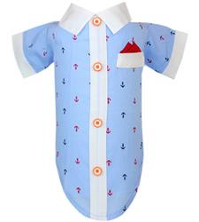 Anchor Dress Shirt & Hanky