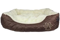 Oxford Quilted Bed - Brown