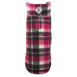 Pink Plaid Fargo Fleece Reversible Jacket