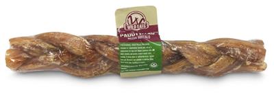 Wild Eats® Water Buffalo 9" Braided Paddywack Dog Chews - Individually Wrapped