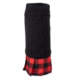 Turtleneck Black/Buffalo Dress