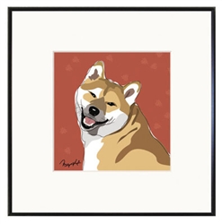 Framed Print: Shiba Inu