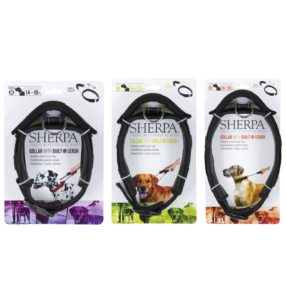 Dog Collar with Built in Leash by SHERPA