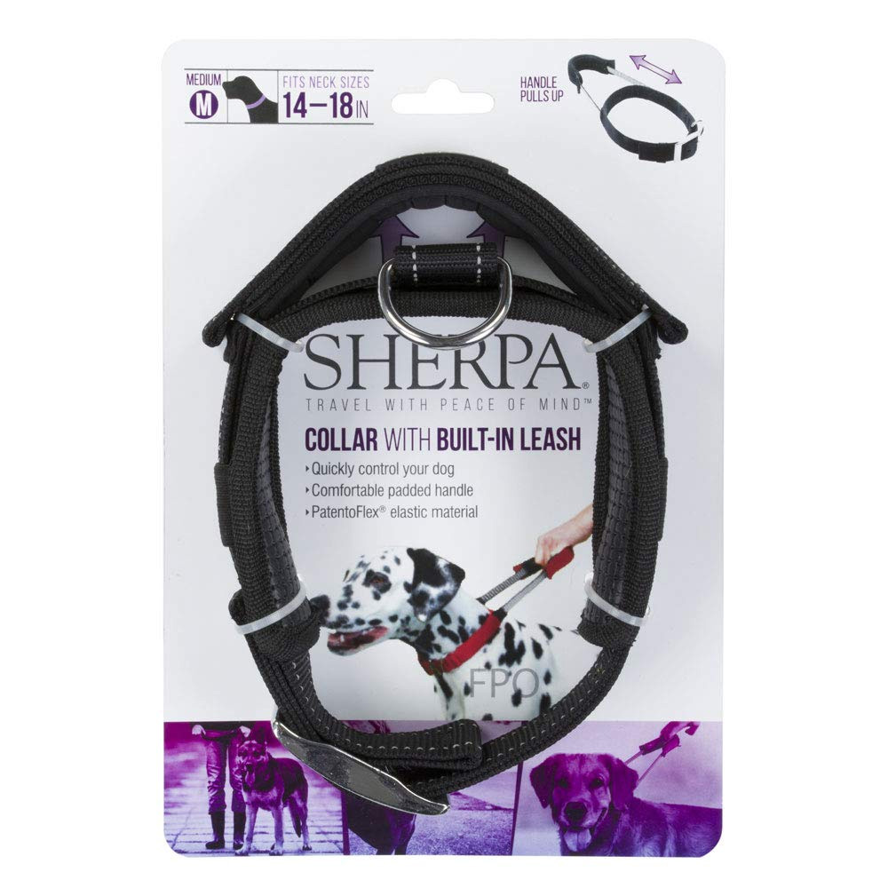 Dog Collar with Built in Leash by SHERPA