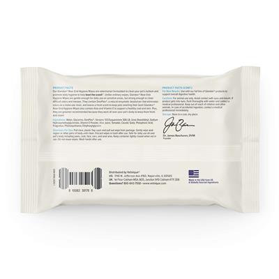 Glandex Rear End Pet Wipes Package