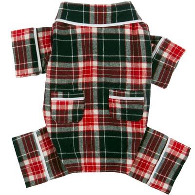 Blue Plaid Flannel Pajamas