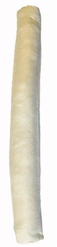 8-9" White Rawhide Retriever Roll with Cigar Band