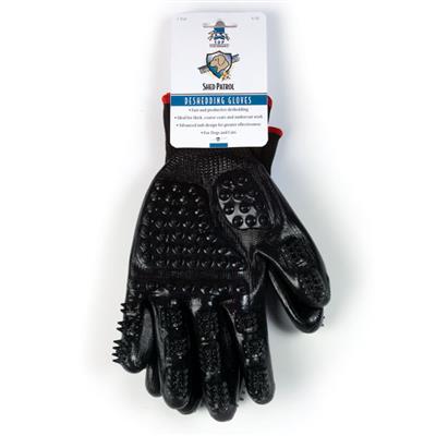 Top Performance Shed Patrol Deshedding Grooming Gloves