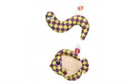 ETHICAL SPOT GONE FISHIN WITH CATNIP ASSORTED CAT TOY 6.5IN