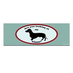 Are You Looking At My Wiener? Bumper Magnets