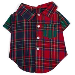 Colorblock Tartan Shirt