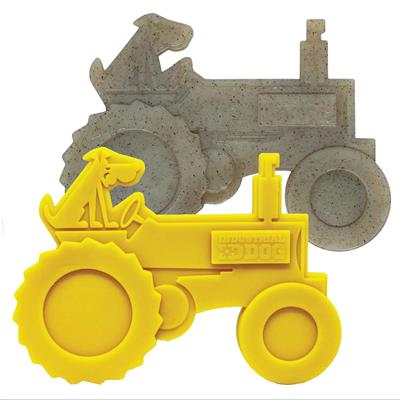 Industrial Dog by SodaPup Tractor Ultra Durable Nylon Dog Chew Toy for Aggressive Chewers, Guaranteed Tough, Non-Toxic, Reduces Boredom and Problem Chewing, Made in USA, Large Yellow