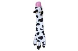 Skinneeez Crinkler Dog Toy Cow 14 In