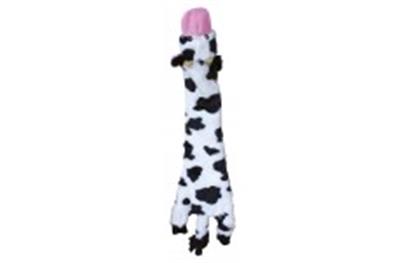 Skinneeez Crinkler Dog Toy Cow 14 In