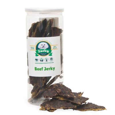 Beef Jerky Dog Treats, 5 oz. Jar