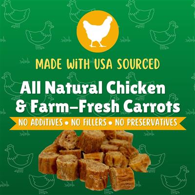 CHICKEN & CARROT DOG TRAINING TREATS
