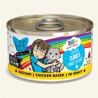 BFF Cat Omg Chicken Cloud 9 Dinner in Gravy 2.8oz. (Case Of 12)