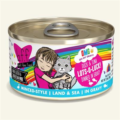 BFF Cat Omg Tuna & Lamb Lights Out Dinner in Gravy 2.8oz. (Case Of 12)