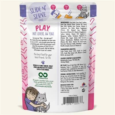 BFF Cat Play Tuna & Beef Blast Off! Dinner 3oz.(Case Of 12)