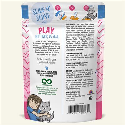 BFF Cat Play Tuna & Chicken Chill Out Dinner 3oz.(Case Of 12)