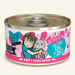 BFF Cat Play Tuna & Turkey T.T.Y.L. Tuna & Turkey Dinner 2.8oz. (Case Of 12)