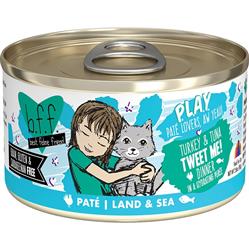 BFF Cat Play Turkey & Tuna Tweet Me! Turkey & Tuna Dinner 2.8oz. (Case Of 12)