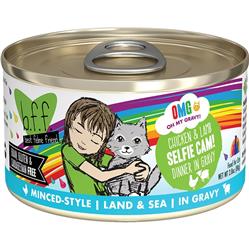 BFF Cat OMG Chicken & Lamb Selfie Cam! Dinner in Gravy 2.8oz. (Case Of 12)