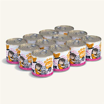 BFF Cat Originals Tuna & Salmon Soulmates Tuna & Salmon Dinner in Gelée 10oz. (Case Of 12)