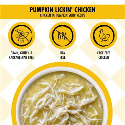Cats In The Kitchen Pumpkin Lickin' Chicken in Pumpkin Soup 3 oz. Pouch (Case Of 12)
