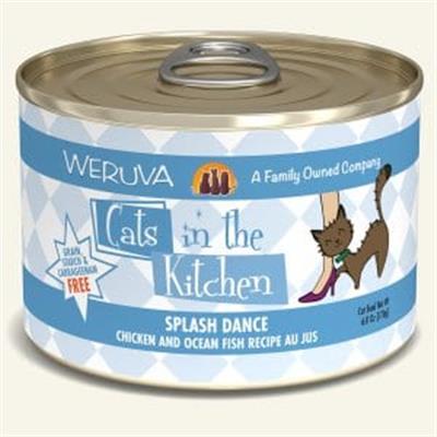 Cats In The Kitchen Splash Dance Chicken and Ocean Fish Recipe 6oz. (Case Of 24)