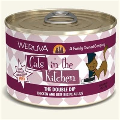 Cats In The Kitchen The Double Dip Chicken and Beef Recipe 6oz. (Case Of 24)