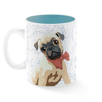 TREY SPEEGLE I LOVE MY PUG MUG