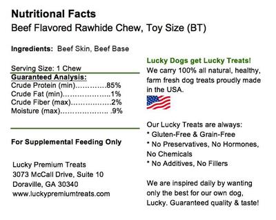 BEEF BASTED BEEFHIDE TOY